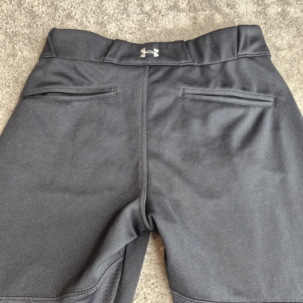 Under Armour Womens Small Black Softball Pants Fitted Performance Knicker UA - Picture 7 of 11